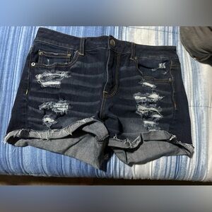 American Eagle Distressed Denim Shorts